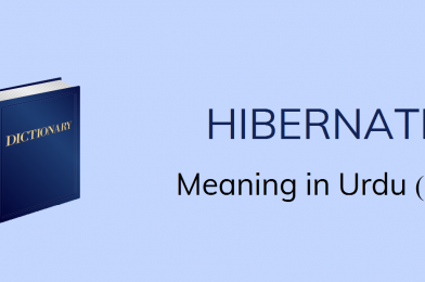 Hibernate Meaning in Urdu